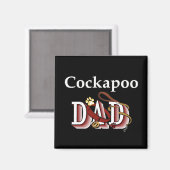 Cockapoo Papa Magnet (Vorderseite/Rückseite)