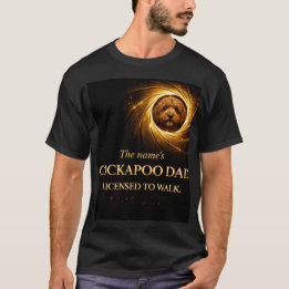Cockapoo Papa-Shirt | Lustiges Hunde-Spaziergang-G T-Shirt