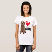 Cockapoo Personalisierte Mama T-Shirt (Vorne ganz)