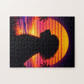 Cockapoo Puzzle- Retro Cockapoo Hunde Liebhaber Ge Puzzle (Horizontal)