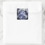 Cockapoo Quadratischer Aufkleber (Tasche)