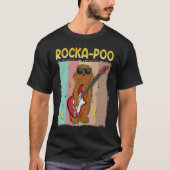 Cockapoo Rockstar Rocka Poo Dog Blues Master T-Shirt (Vorderseite)
