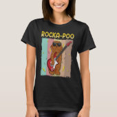 Cockapoo Rockstar Rocka Poo Dog Blues Master T-Shirt (Vorderseite)