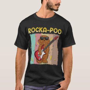 Cockapoo Rockstar Rocka Poo Dog  Blues Master T-Shirt