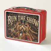 Cockapoo Run The Show Lunchbox – Funny Dog Gift (Rückseite)
