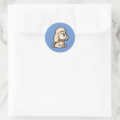 Cockapoo Runder Aufkleber (Tasche)