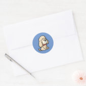 Cockapoo Runder Aufkleber (Umschlag)
