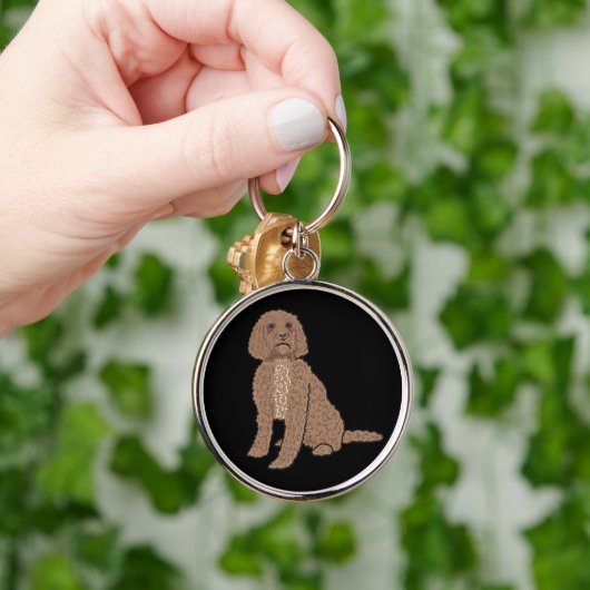 Cockapoo Schlüsselanhänger (Hand)