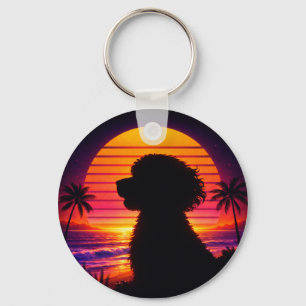 Cockapoo-Schlüsselanhänger - Retro-Geschenk für Co Schlüsselanhänger