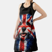 Cockapoo-Schürze Union Jack Britisches Hundegesche Schürze (InSitu)