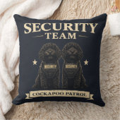 Cockapoo Security Team Gift cushion Kissen (Decke)