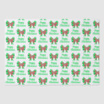 Cockapoo Silhouette Red Christmas Dog & Bow White Seidenpapier<br><div class="desc">Cockapoo Silhouette Hund rotes Weihnachtspapier abstraktes Muster und grüner Bogen auf Weißpapier. Ersetzen Sie das glückliche Weihnachten durch alles,  was Sie mögen. Machen Sie Ihr Geschenk zu einer fröhlichen Feier des besten Freundes des Menschen!</div>