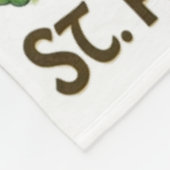 Cockapoo St Patrick's Day Lucky Dog Pot of Gold Fleecedecke (Ecke)