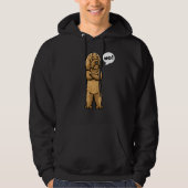 Cockapoo Stubborn Dog Hoodie (Vorderseite)