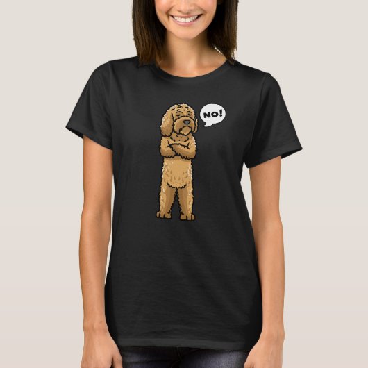 Cockapoo Stubborn Dog T-Shirt (Vorderseite)
