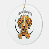 Cockapoo Tan IAAM Keramik Ornament (Links)