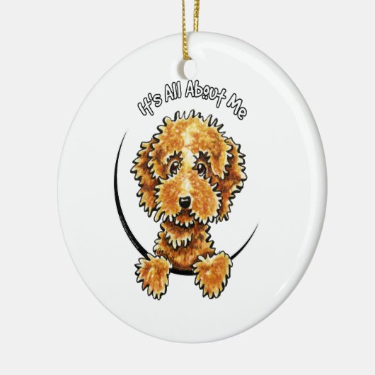 Cockapoo Tan IAAM Keramik Ornament (Links)
