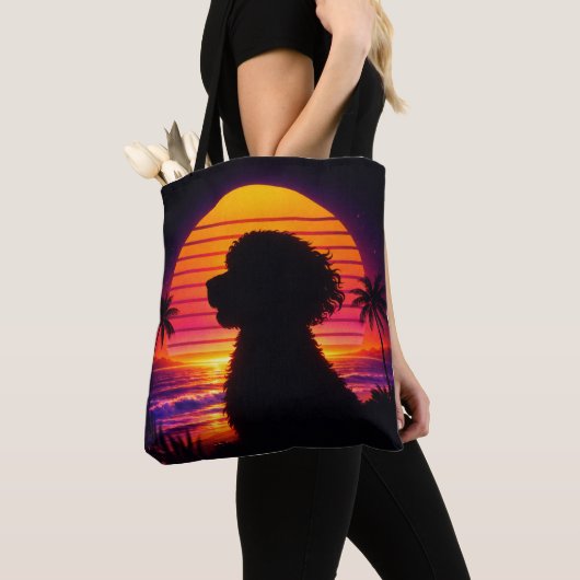 Cockapoo-Tasche - Retro Cockapoo-Hundefan-Geschenk Tasche (Von Nahem)