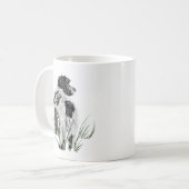 Cockapoo-Tasse – Hunde-Mama-Kaffeetasse, Aquarell Kaffeetasse (Vorderseite Links)