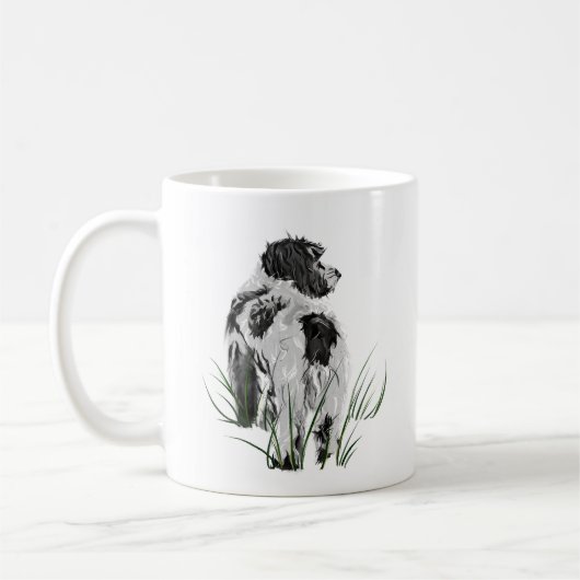 Cockapoo-Tasse – Hunde-Mama-Kaffeetasse, Aquarell Kaffeetasse (Links)