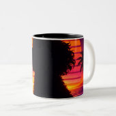 Cockapoo-Tasse - Retro-Geschenk für Cockapoo-Hunde Zweifarbige Tasse (VorderseiteRechts)