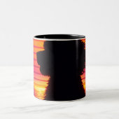 Cockapoo-Tasse - Retro-Geschenk für Cockapoo-Hunde Zweifarbige Tasse (Mittel)