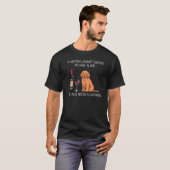Cockapoo und Weinhund Angepasst T-Shirt (Vorne ganz)