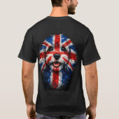 Cockapoo Union jack cool t-shirt (Rückseite)