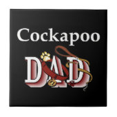 Cockapoo VATER Fliese (Vorderseite)