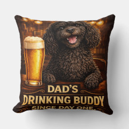 Cockapoo-Vater-Geschenkkissen | Vater-Hund-Geschen Kissen