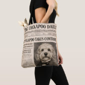 Cockapoo Vintage Zeitung  Tasche (Von Nahem)