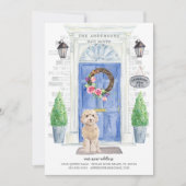 Cockapoo-Vordertür-Bewegungshinweis Einladung (Vorderseite)