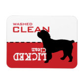Cockapoo Wasser Dog Doodle Geschirrspüler Magnet S (Horizontal)