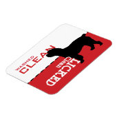 Cockapoo Wasser Dog Doodle Geschirrspüler Magnet S (Linke Seite)