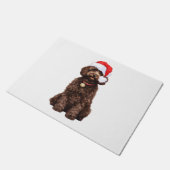 Cockapoo Weihnachten Fußmatte (Schrägansicht)