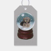 Cockapoo Weihnachten Geschenkanhänger (Rückseite)