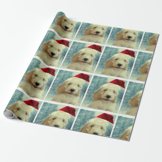 Cockapoo Weihnachten Geschenkpapier (Ungerollt)
