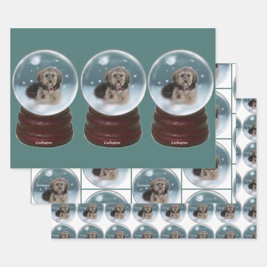 Cockapoo Weihnachten Geschenkpapier Set (Set)