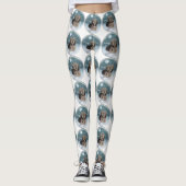 Cockapoo Weihnachten Leggings (Vorderseite)