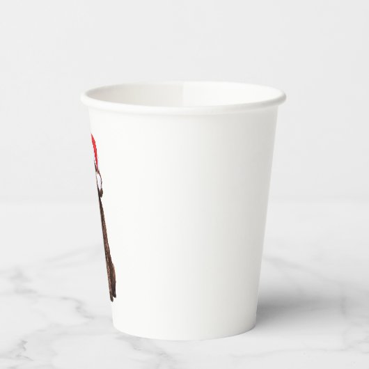 Cockapoo Weihnachten Pappbecher (Links)