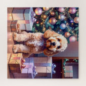 Cockapoo Weihnachten Puzzle (Horizontal)