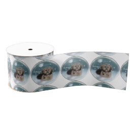Cockapoo Weihnachten Ripsband