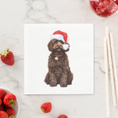 Cockapoo Weihnachten Serviette (Beispiel)