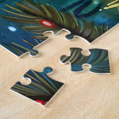 Cockapoo Weihnachtliche Reise Puzzle (Seite)