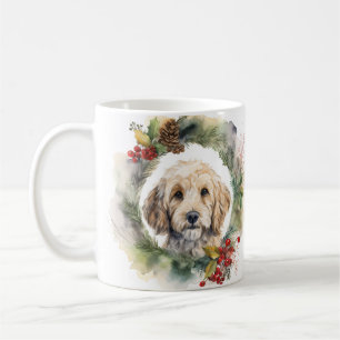 Cockapoo Weihnachtsfeier Festliche Jungfrau Kaffeetasse