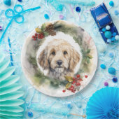 Cockapoo Weihnachtsfeier Festliche Jungfrau Pappteller (Party)