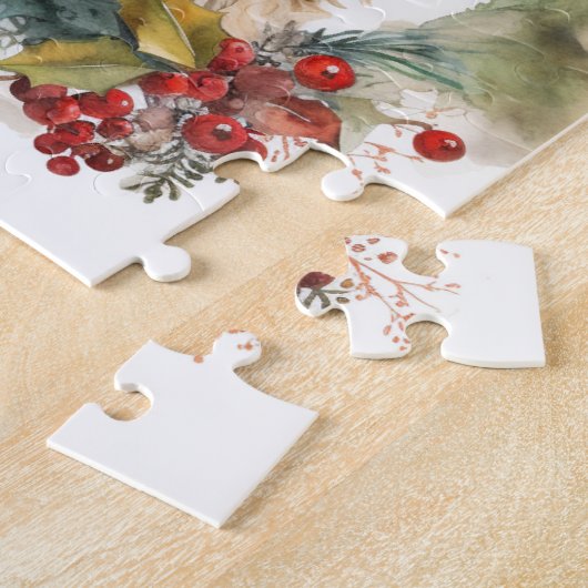 Cockapoo Weihnachtsfeier Festliche Jungfrau Puzzle (Seite)