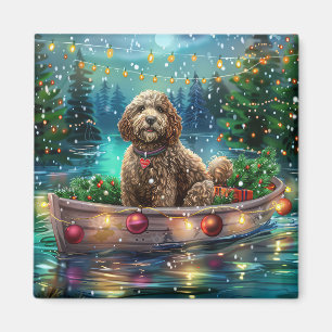 Cockapoo Weihnachtsfest Reise Magnet