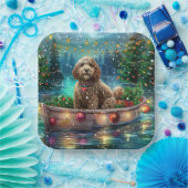 Cockapoo Weihnachtsfest Reise Pappteller (Party)