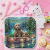 Cockapoo Weihnachtsfest Reise Pappteller (Party)